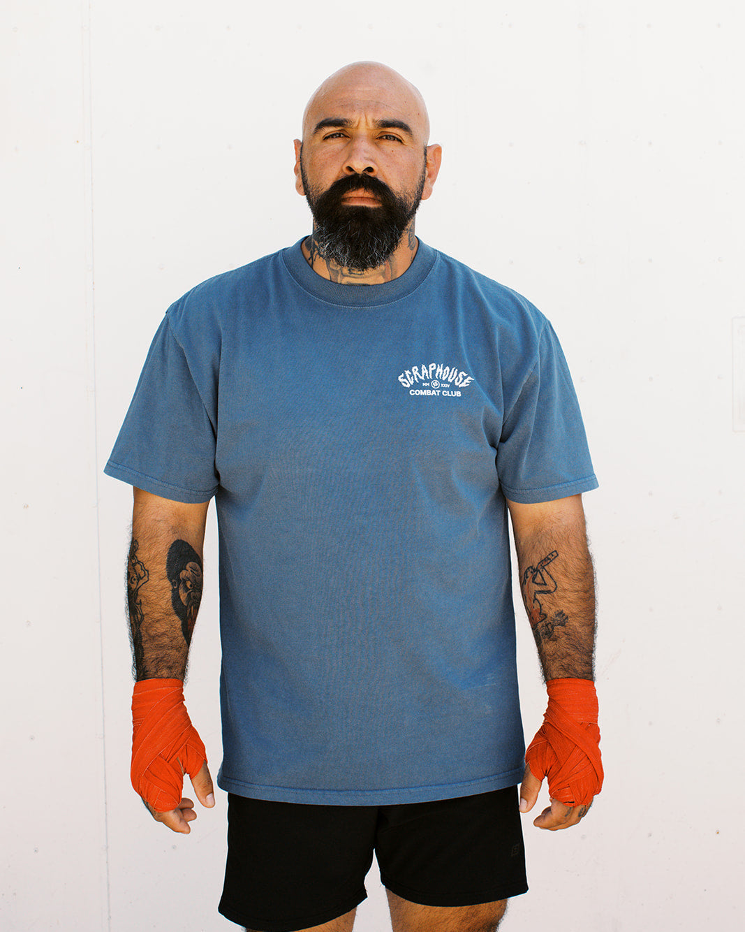 SUNDAY SCRAP TEE (INDIGO)