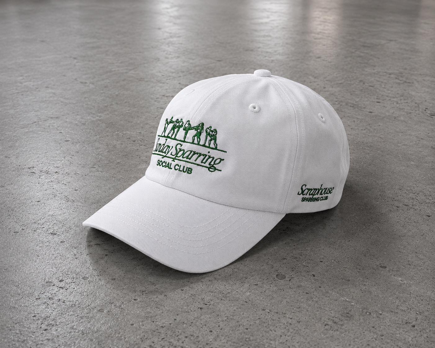 SUNDAY SPARRING CLUB HAT (WHITE)