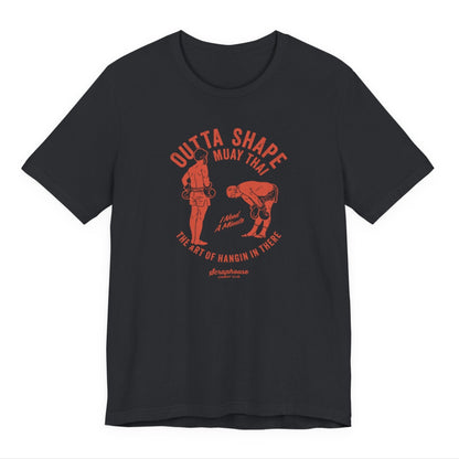 OUTTA SHAPE GLORY TEE  (VINTAGE BLACK)