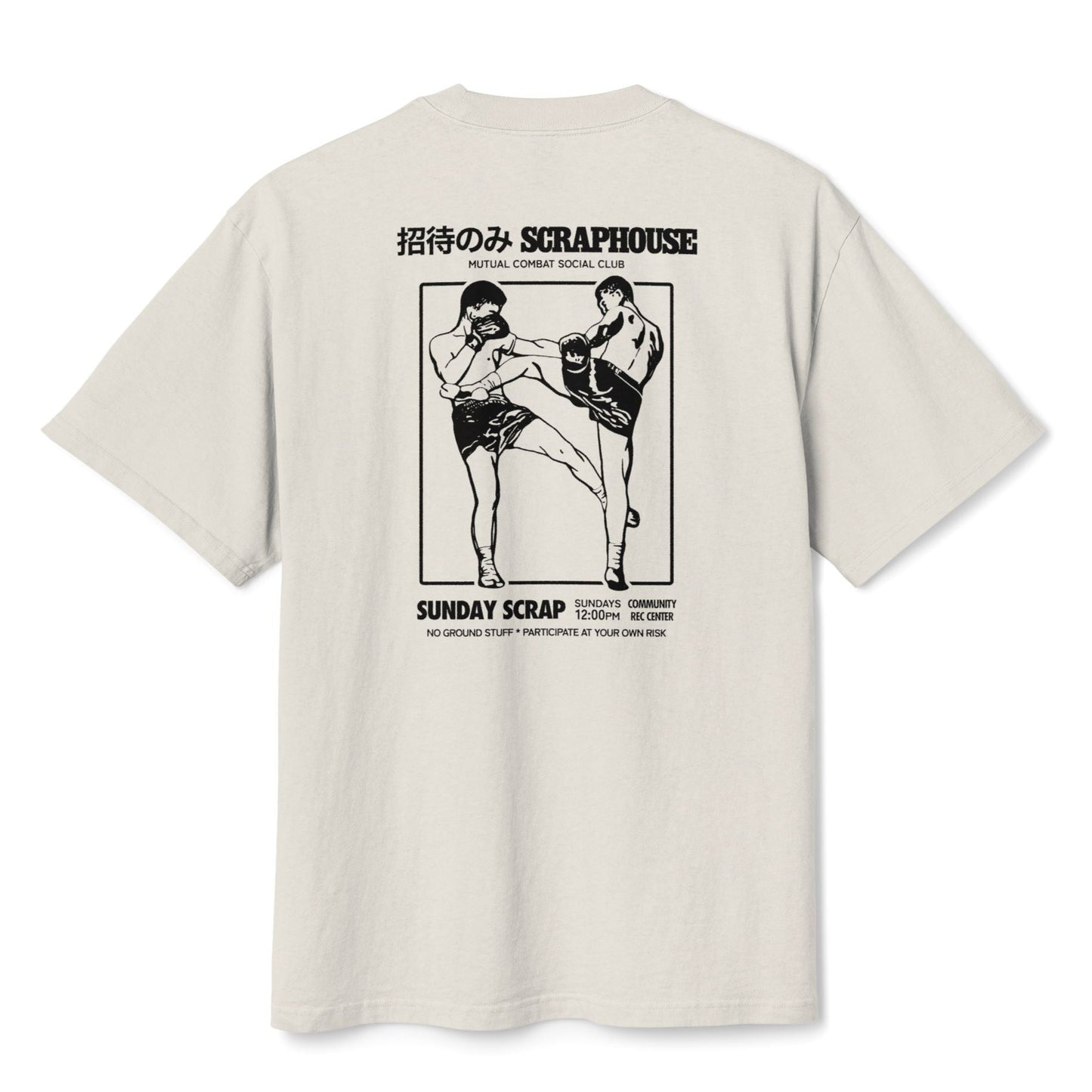 SUNDAY SCRAP TEE (BONE)
