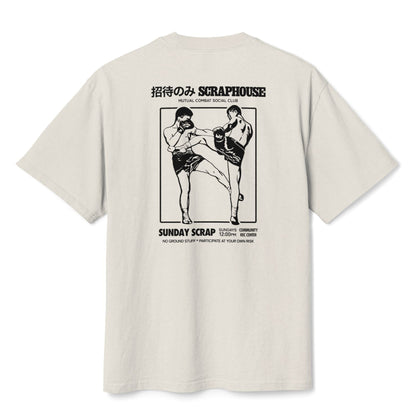 SUNDAY SCRAP TEE (BONE)