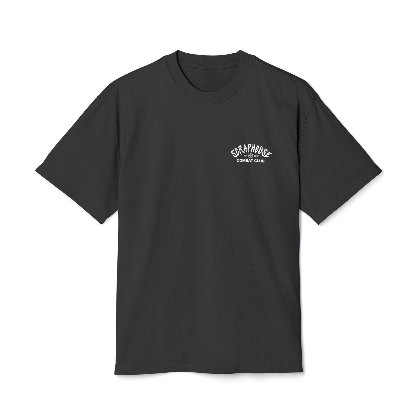 MAKE FIGHTING FUN AGAIN OVERSIZED TEE (FADED BLACK)