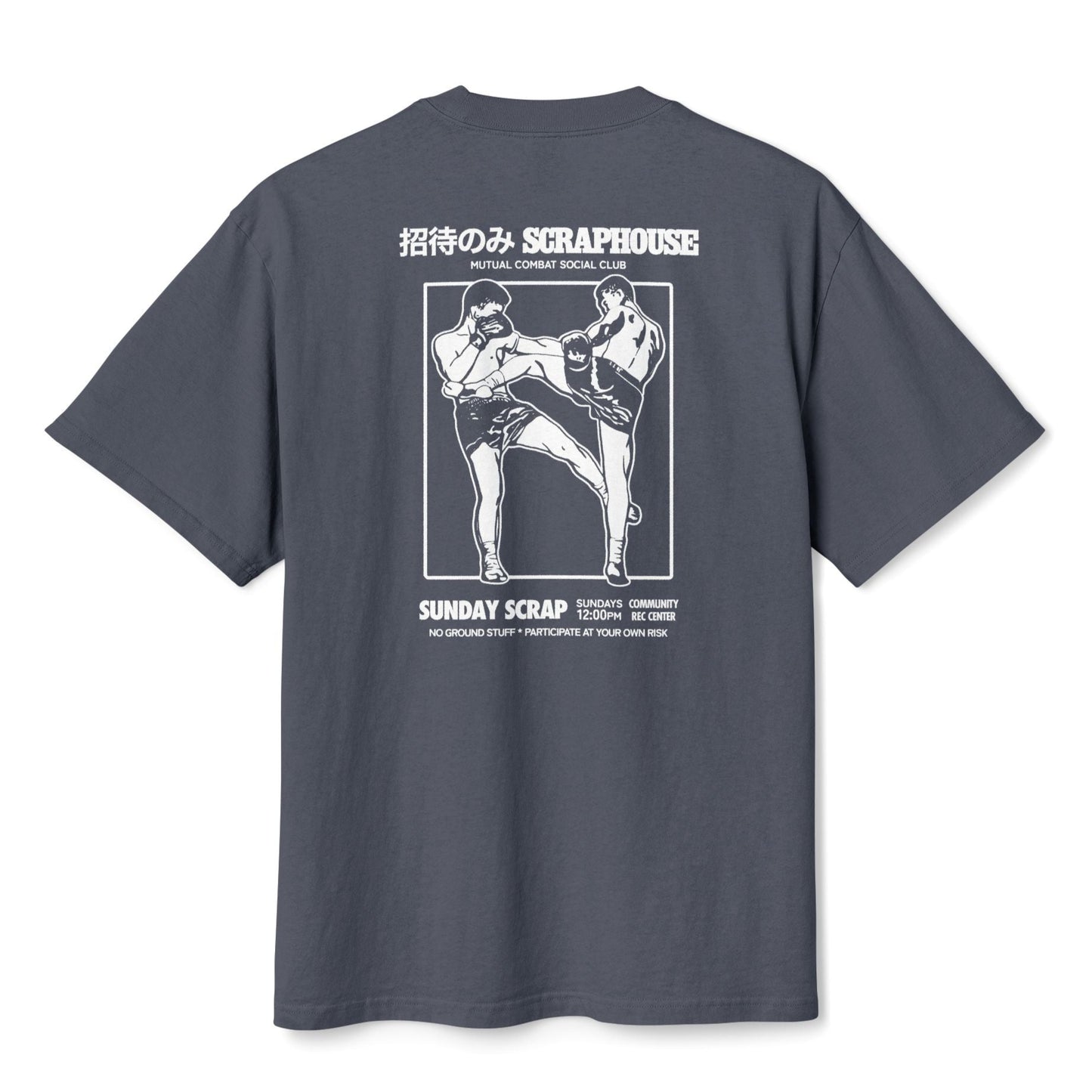 SUNDAY SCRAP TEE (INDIGO)