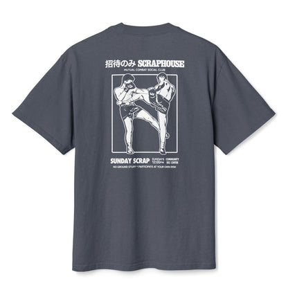 SUNDAY SCRAP TEE (INDIGO)