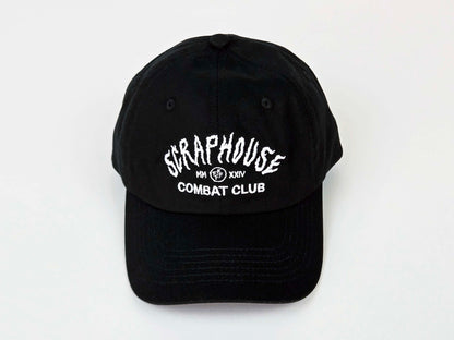 SCRAPHOUSE DAD HAT (BLACK/WHITE)