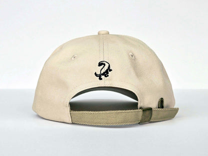 CIRCLE DAD HAT (BEIGE/BLACK)