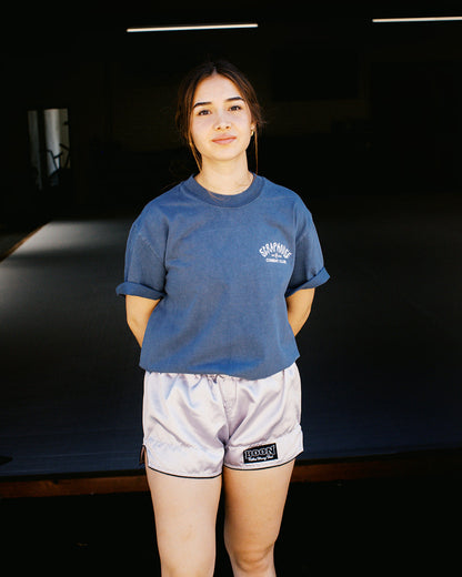 SUNDAY SCRAP TEE (INDIGO)