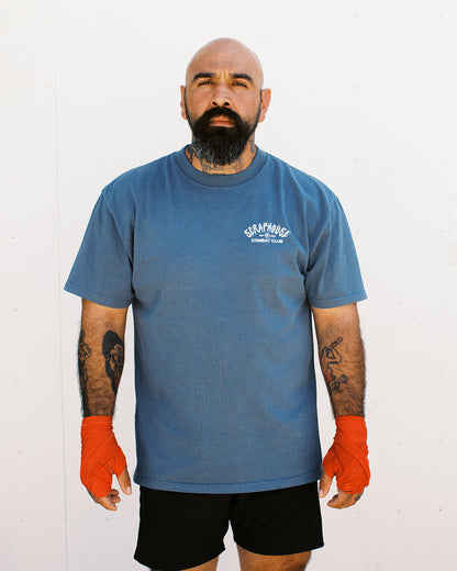 SUNDAY SCRAP TEE (INDIGO)