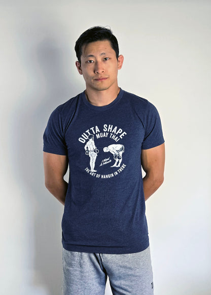 OUTTA SHAPE GLORY TEE (NAVY)